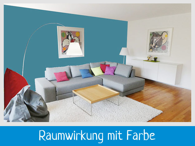 Angebot Raumwirkung mit Farbe von Innenarchitektin Marcelle Bruckhoff