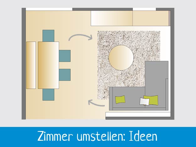 Angebot Zimmer umstellen Ideen